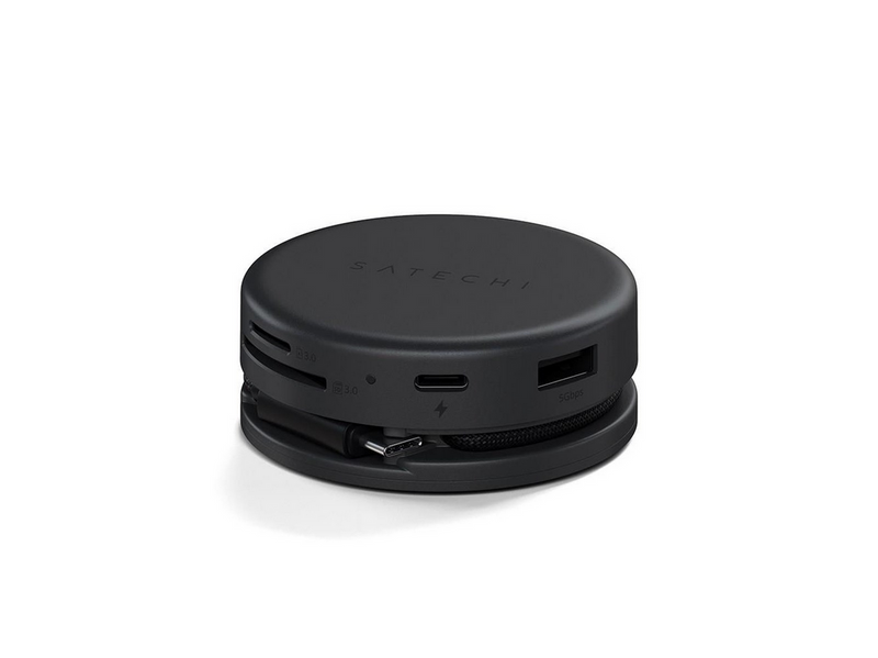 Satechi OntheGo 7-in-1 Multiport Adapter - Space Black