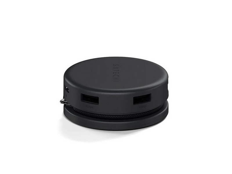 Satechi OntheGo 7-in-1 Multiport Adapter - Space Black