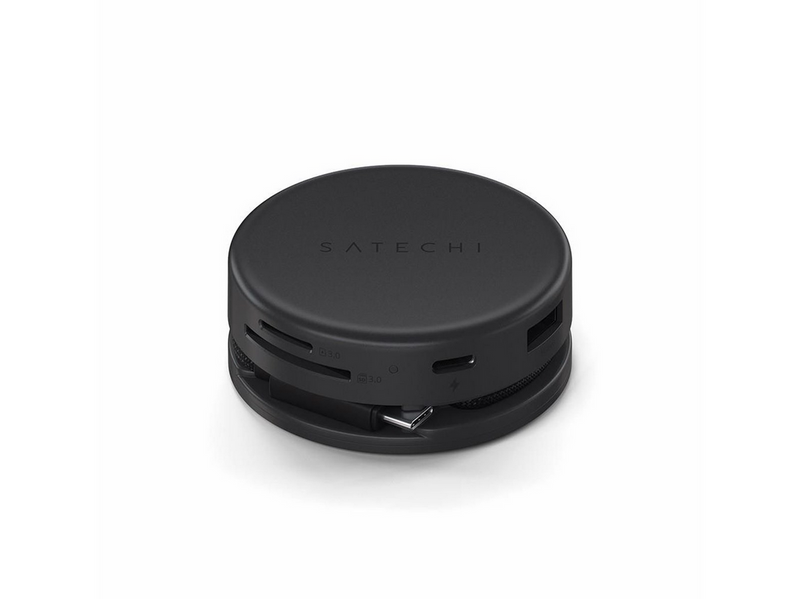 Satechi OntheGo 7-in-1 Multiport Adapter - Space Black