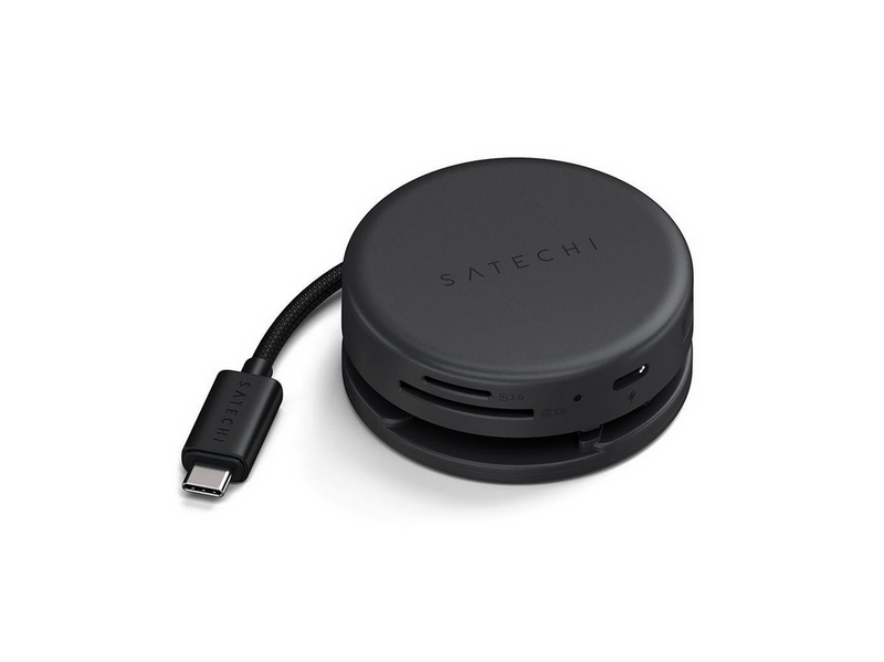 Satechi OntheGo 7-in-1 Multiport Adapter - Space Black