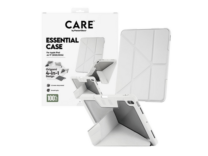 CARE by PanzerGlass Essential Case Light Grey iPad Air 11" (2024-2026)