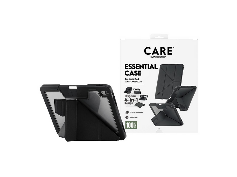 CARE by PanzerGlass Essential Case Black iPad Air 11" (2024-2026)