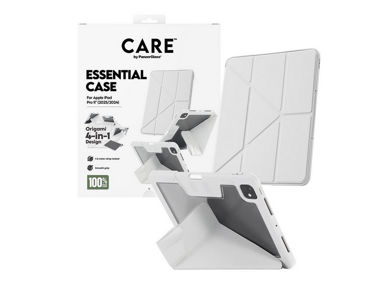 CARE by PanzerGlass Essential Case Grey iPad Pro 11" (2024-2025)