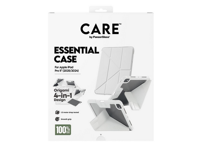 CARE by PanzerGlass Essential Case Grey iPad Pro 11" (2024-2025)