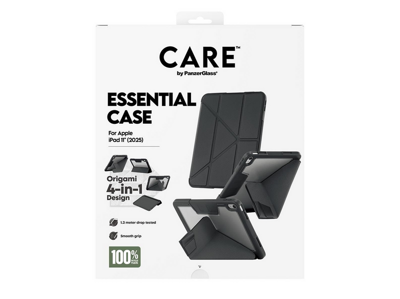 CARE by PanzerGlass Essential Case Black iPad 11" (2025-2026)