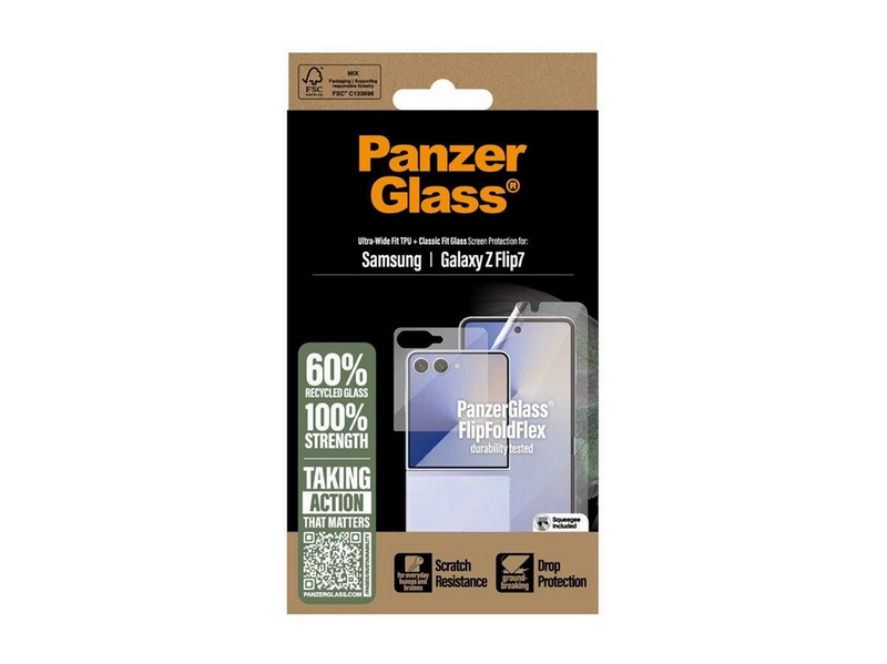 PanzerGlass Screen Protector Samsung Galaxy Z Flip7 | Glass & Film