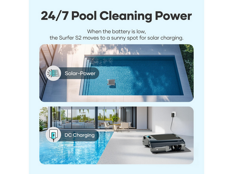 Aiper ECO Surfer S2 Clean Water Surface