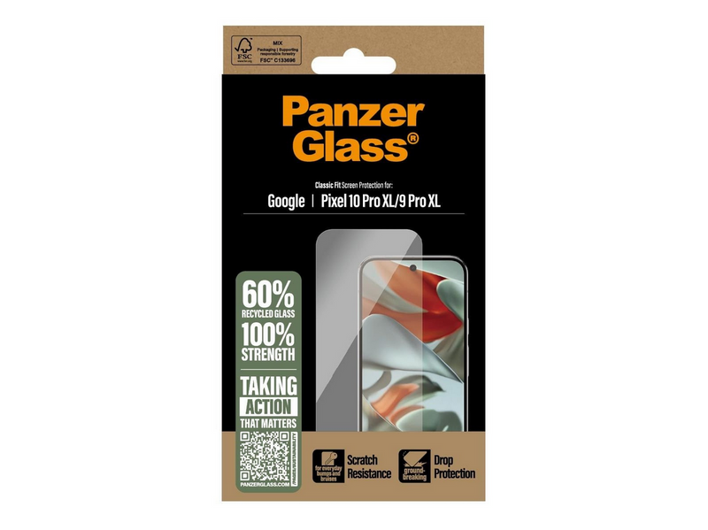 PanzerGlass Screen Protector Google Pixel 10 Pro XL | 9 Pro XL | Classic Fit