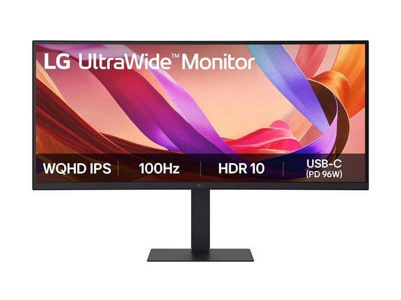 34" LG UltraWide 34U650A-B - 3440x1440 (UWQHD) - 100Hz - IPS - 96W USB-C - KVM switch