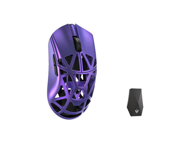 WLMouse Beast X Max (Solid Side + Omron) / Wireless 8K / Magnesium - Gaming Maus (Lila)