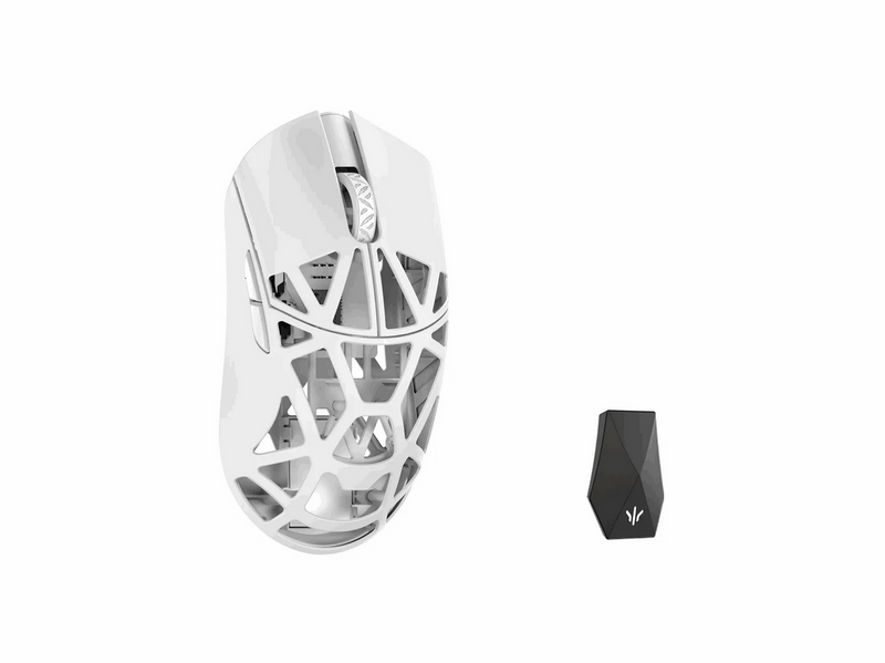 WLMouse Beast X Max (Solid Side + Omron) / Wireless 8K / Magnesium - Gaming Maus (Weiß)