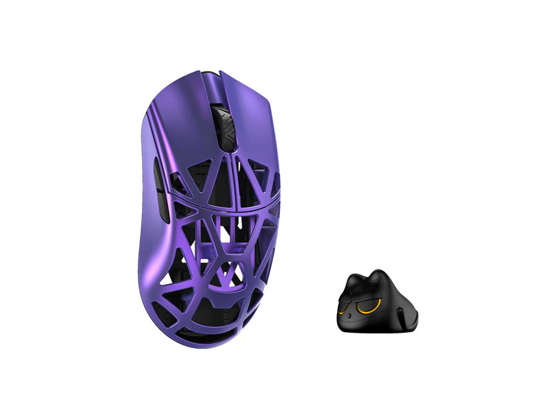 WLMouse Beast X Pro (Solid Side + Omron) / Wireless 8K / Magnesium - Gaming Maus (Lila)