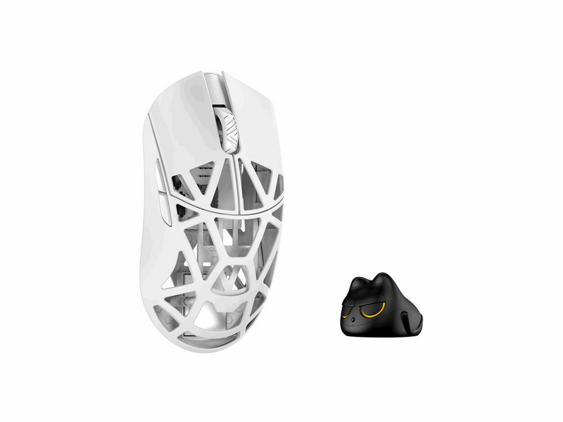 WLMouse Beast X Pro (Solid Side + Omron) / Wireless 8K / Magnesium - Gaming Maus (Weiß)