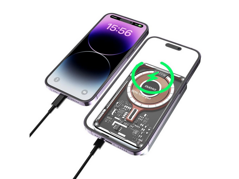Dudao TGK1 power bank with MagSafe wireless charger 20W 10000mAh black (TGK1-black) - 10000 mAh