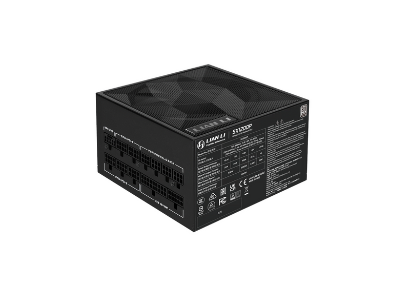 Lian Li SX 1200W Netzteile - 1200 Watt - 120 mm - ATX 3.1 - 80 Plus Platinium