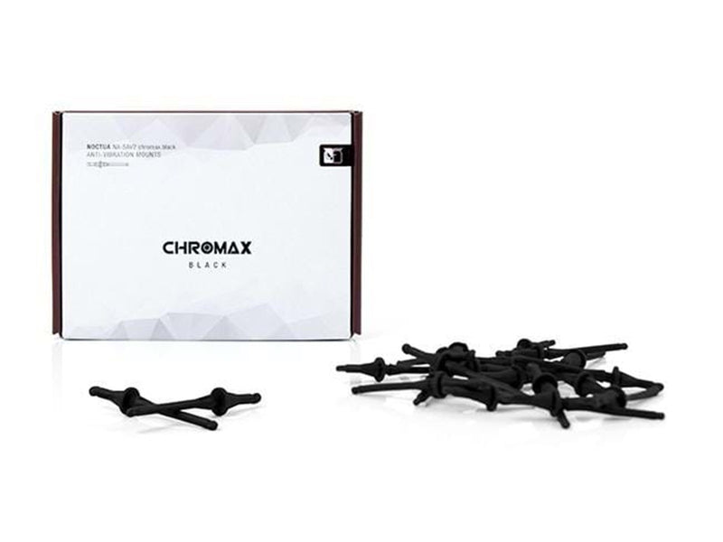 Noctua NA-SAV2 Anti-Vibration Mounts - Black - Schallabsorbierende Schrauben - Schwarz