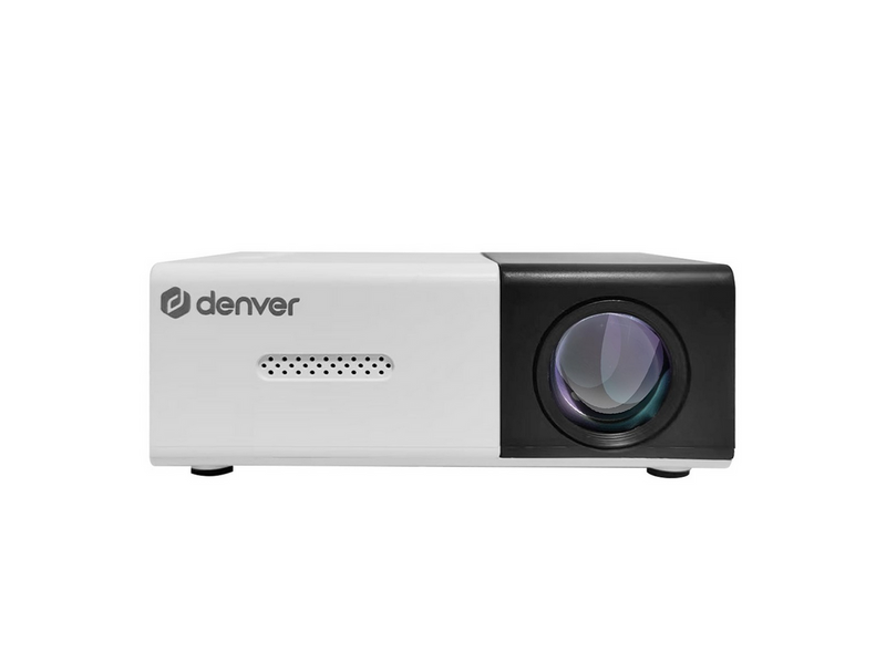 DENVER Projektoren PR-1000 - Mini projector with included power adaptor and HDMI cables. - 320 x 240 - 30 lumens