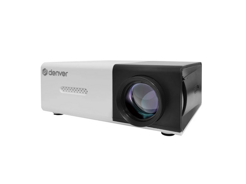 DENVER Projektoren PR-1000 - Mini projector with included power adaptor and HDMI cables. - 320 x 240 - 30 lumens