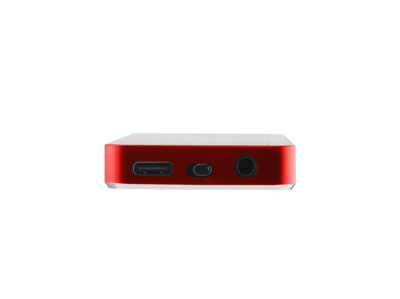 DENVER MP-1830R RED - MP4 media player with built-in bluetooth and rechargeable battery - MP3 Spieler 4 GB