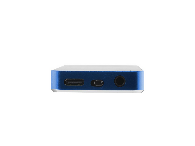 DENVER MP-1830BU BLUE - MP4 media player with built-in bluetooth and rechargeable battery - MP3 Spieler 4 GB