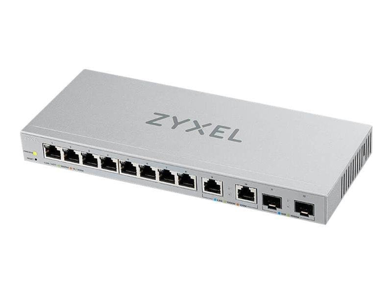 ZyXEL XGS1210-12 12-Port Web-Managed Multi-Gigabit Switch with 2-Port 2.5G and 2-Port 10G SFP+