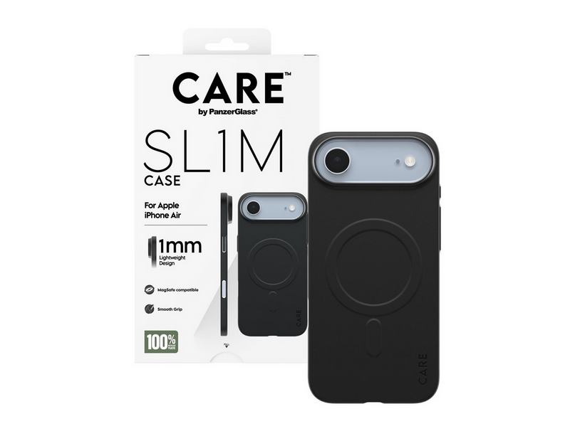 CARE by PanzerGlass SL1M Case Black w. MagSafe iPhone Air