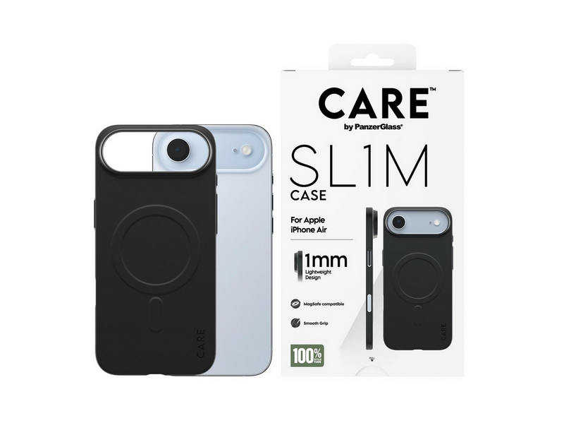CARE by PanzerGlass SL1M Case Black w. MagSafe iPhone Air