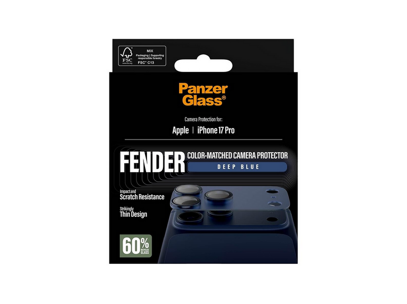 PanzerGlass Fender Camera Protector Deep Blue iPhone 17 Pro