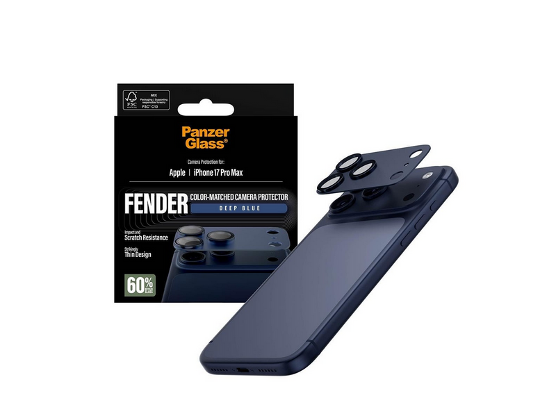 PanzerGlass Fender Camera Protector Deep Blue iPhone 17 Pro Max