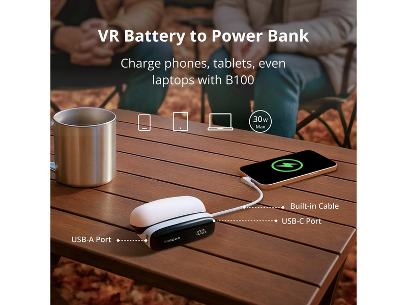 BoboVR PD100 B100-Akku Ladestation & Powerbank