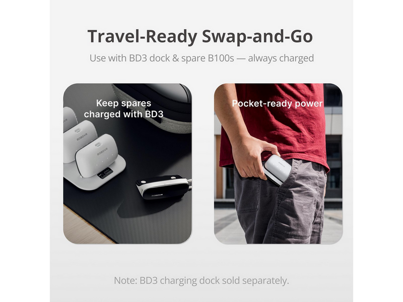 BoboVR PD100 B100-Akku Ladestation & Powerbank