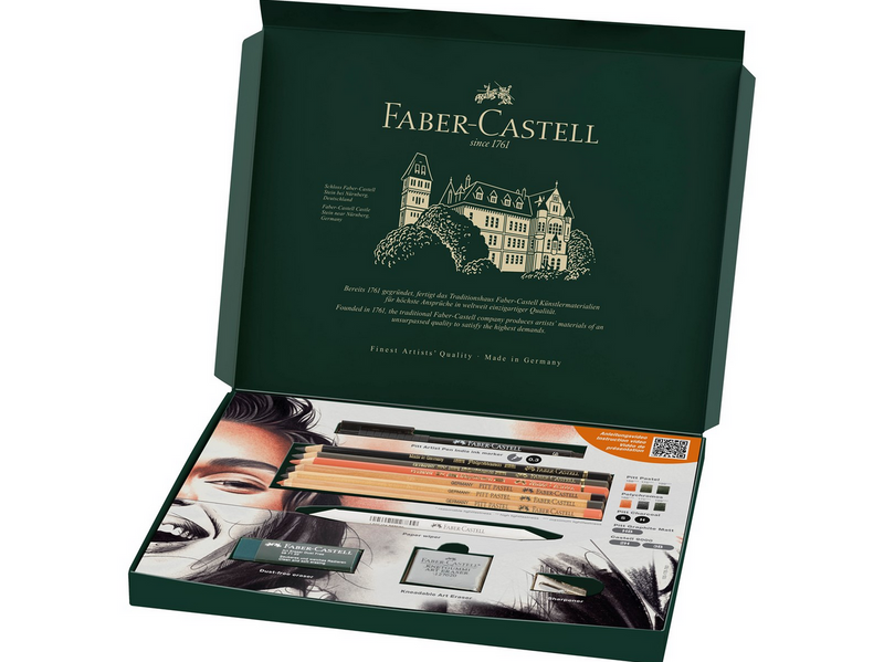 Faber-Castell Discovery Set trockene Künstlerprodukte