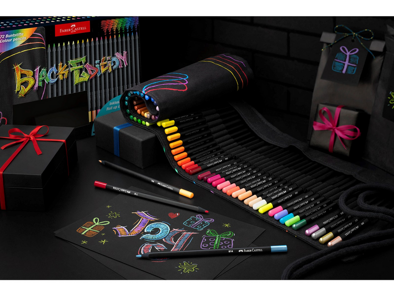 Faber-Castell Buntstifte Black Edition Stifterolle