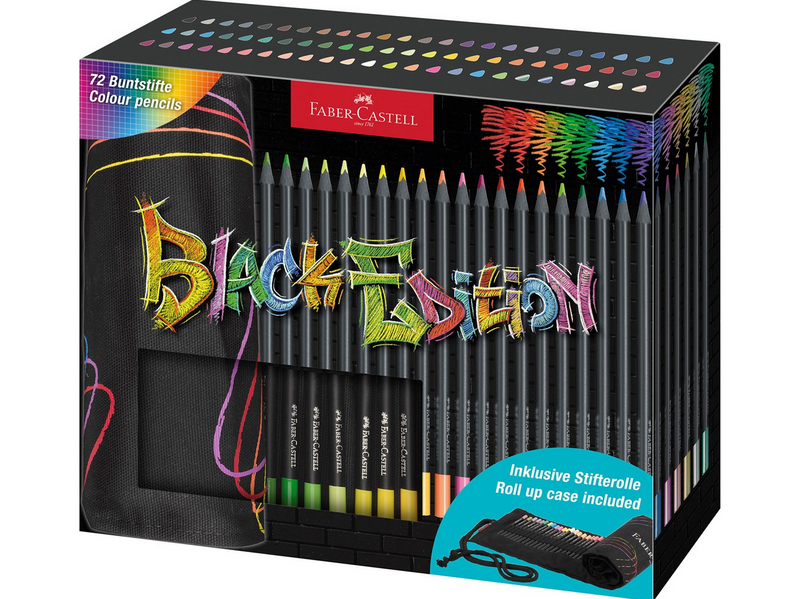 Faber-Castell Buntstifte Black Edition Stifterolle