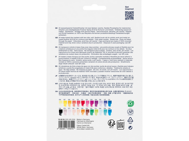 Faber-Castell Gofa Aqua Dual Marker 24er Etui