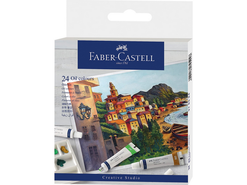 Faber-Castell Ölfarbe 24er Kartonetui