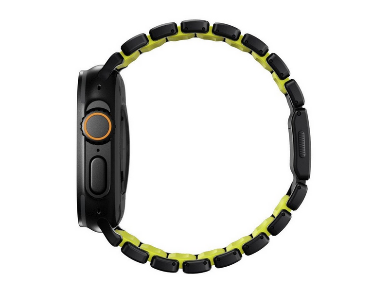 Nomad Stratos Band - 49mm | Black Titanium | Volt FKM