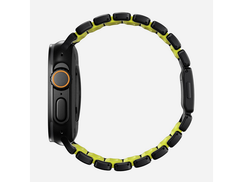 Nomad Stratos Band - 49mm | Black Titanium | Volt FKM