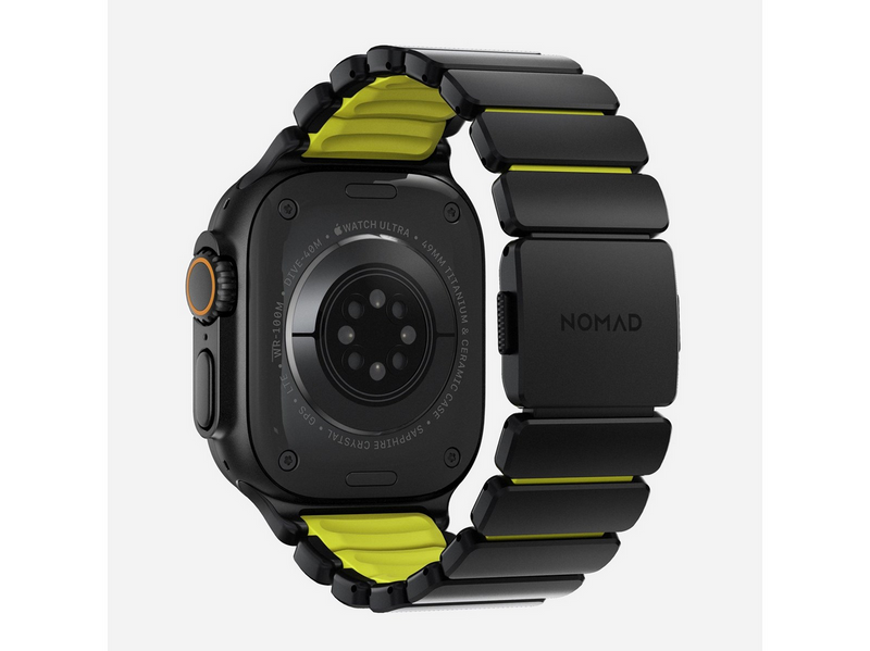 Nomad Stratos Band - 49mm | Black Titanium | Volt FKM