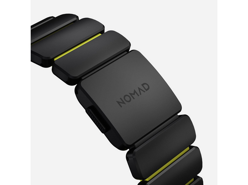Nomad Stratos Band - 49mm | Black Titanium | Volt FKM