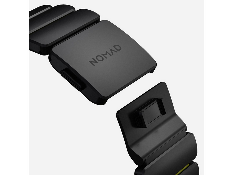 Nomad Stratos Band - 49mm | Black Titanium | Volt FKM