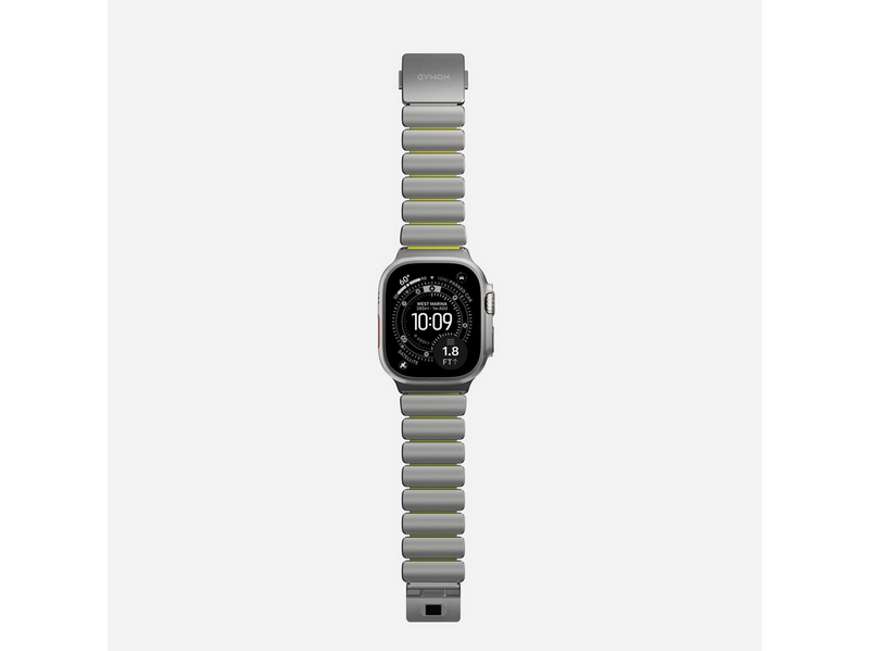 Nomad Stratos Band - 49mm | Natural Titanium | Volt FKM