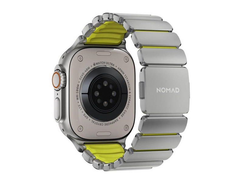Nomad Stratos Band - 49mm | Natural Titanium | Volt FKM