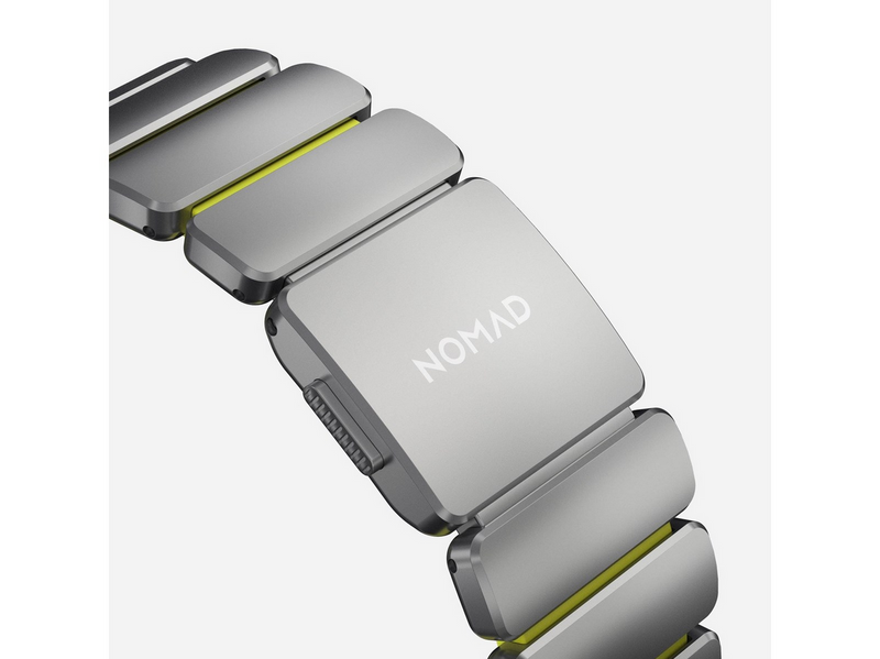 Nomad Stratos Band - 49mm | Natural Titanium | Volt FKM