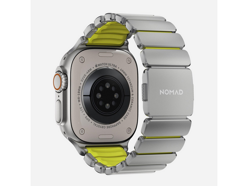 Nomad Stratos Band - 49mm | Natural Titanium | Volt FKM