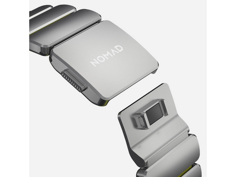 Nomad Stratos Band - 49mm | Natural Titanium | Volt FKM
