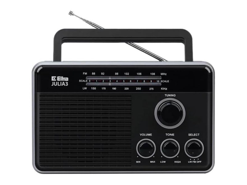 Eltra Radio Julia 3 - Black - FM/LW - Mono - schwarz