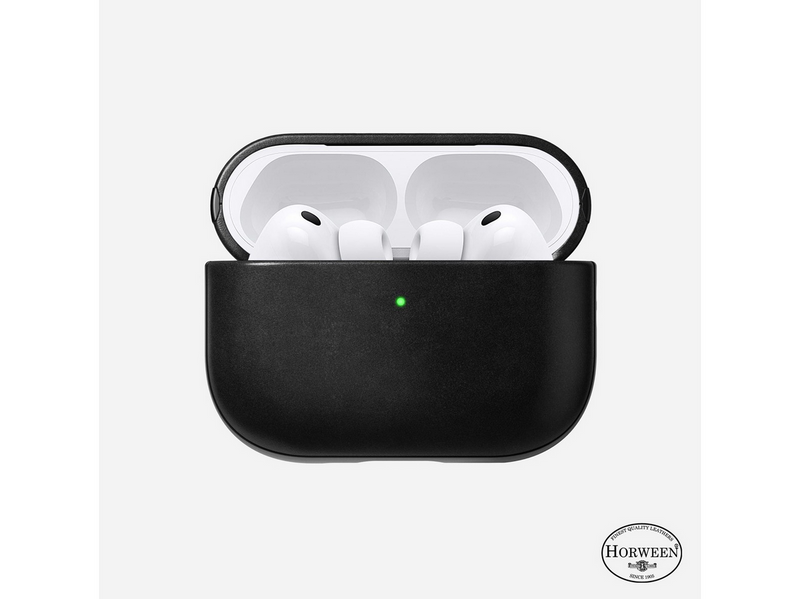 Nomad - Modern Leather Case - Airpods Pro 3 | Black | Horween