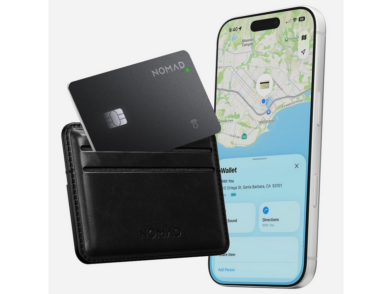 Nomad Tracking Card Pro - Find My | Black