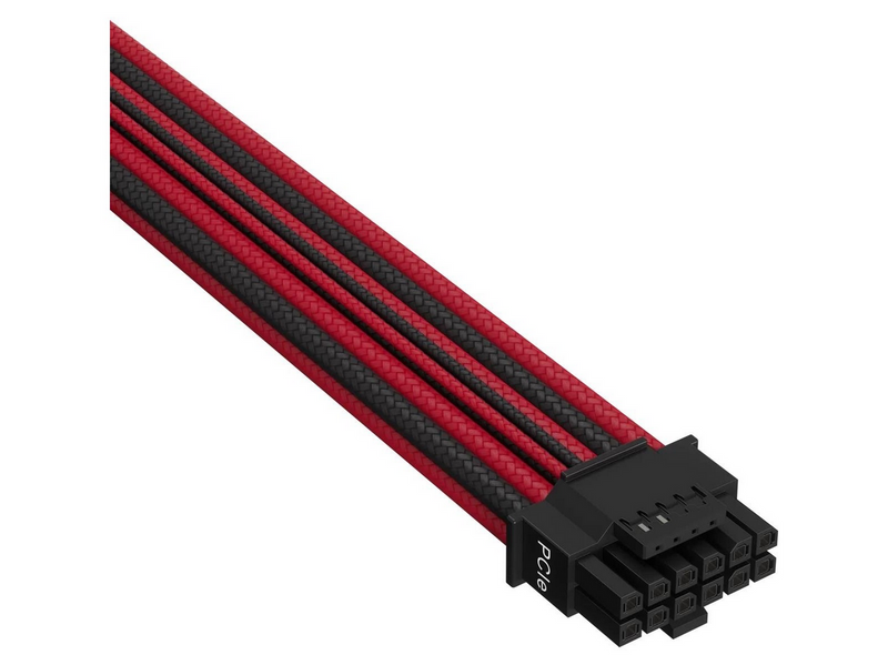 Corsair - power cable - 16(12+4)pin PCIE 5.0 12VHPWR to 8 pin PCIe power - 65 cm